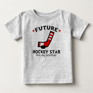 Framtida hockeystjärnanågot liknande min broder t shirt