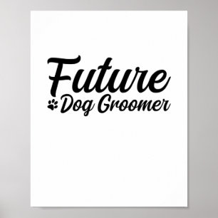 Framtida Hund Groomer Poster