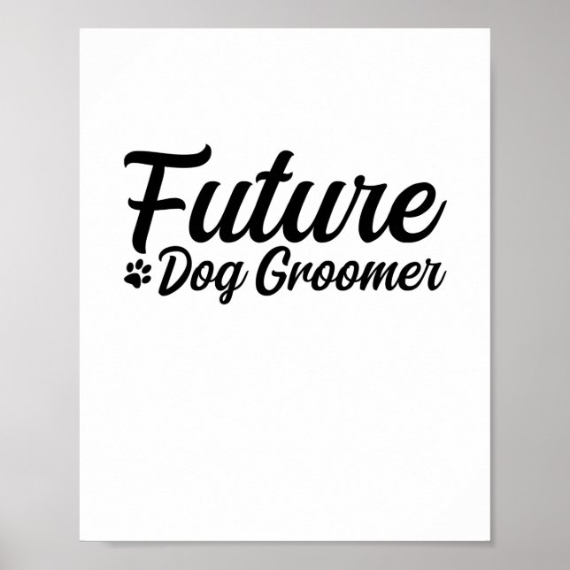 Framtida Hund Groomer Poster (Framsidan)