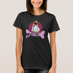 Framtida Hund Women Corgi Doggy Kärlek T Shirt