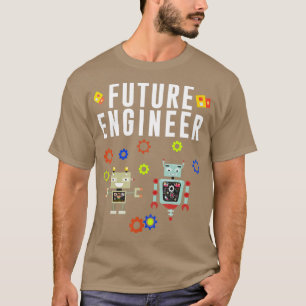 Framtida Ingenjör Costume Robot Robotics Vuxnas Ki T Shirt