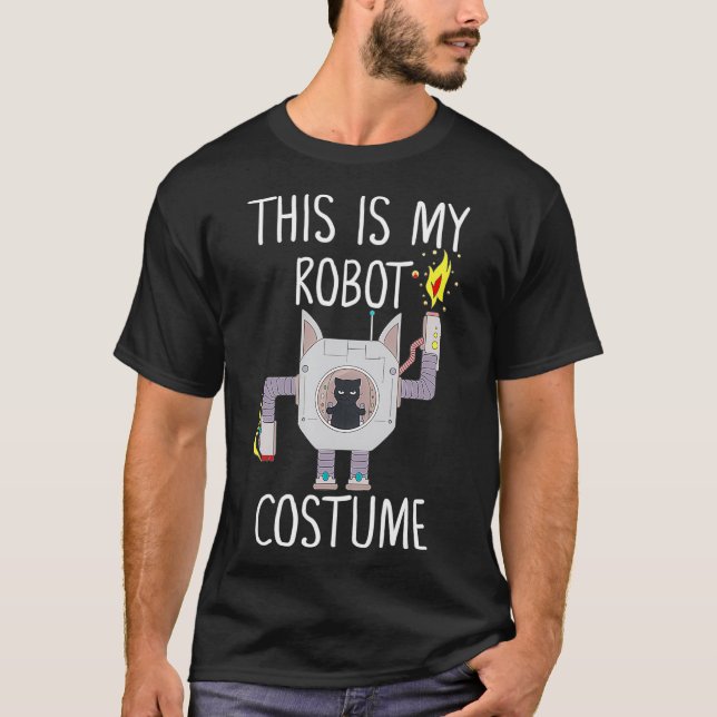 Framtida Ingenjör Costume Robot Robotics-Vuxnor oc T Shirt (Framsida)