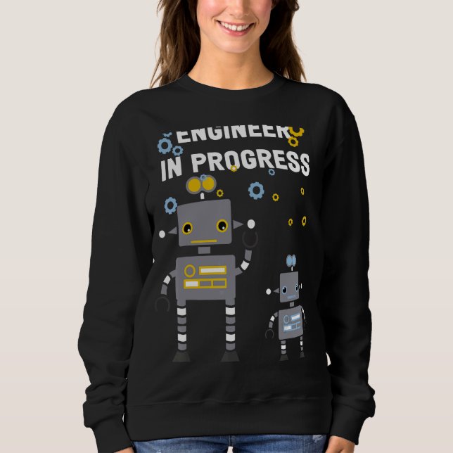 Framtida Ingenjör Robotics Robot Ingenjör i Progre T Shirt (Framsida)
