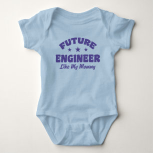 Framtida Ingenjör som mitt Mamma T-Shirt