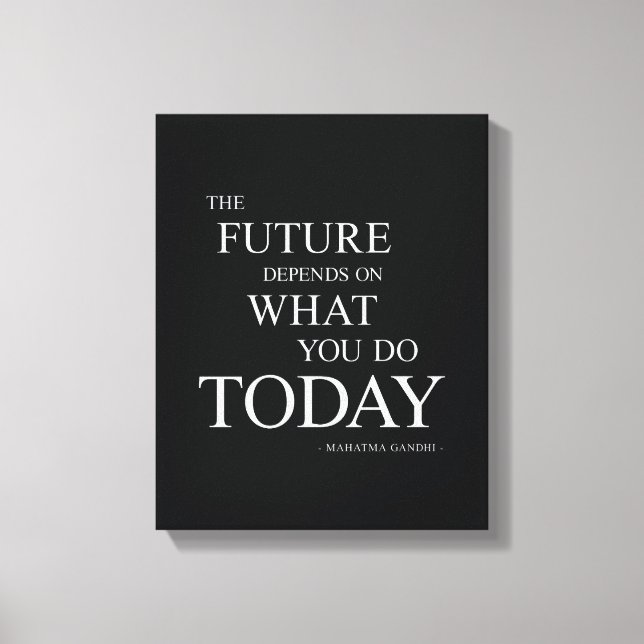 Framtida inspirerande motiv canvastryck (Framsida)