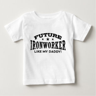 Framtida ironarbetare som min pappa t shirt
