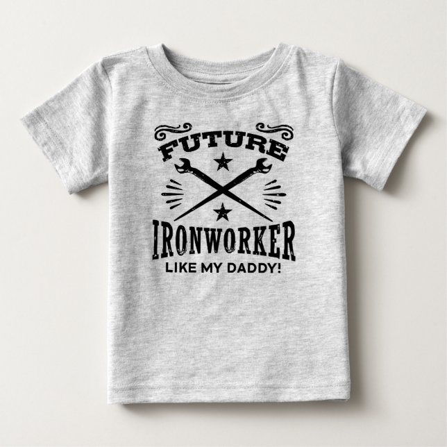 Framtida ironarbetare som min pappa tee (Framsida)