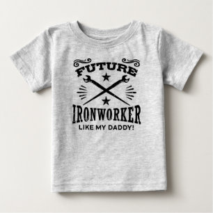 Framtida ironarbetare som min pappa tee shirt