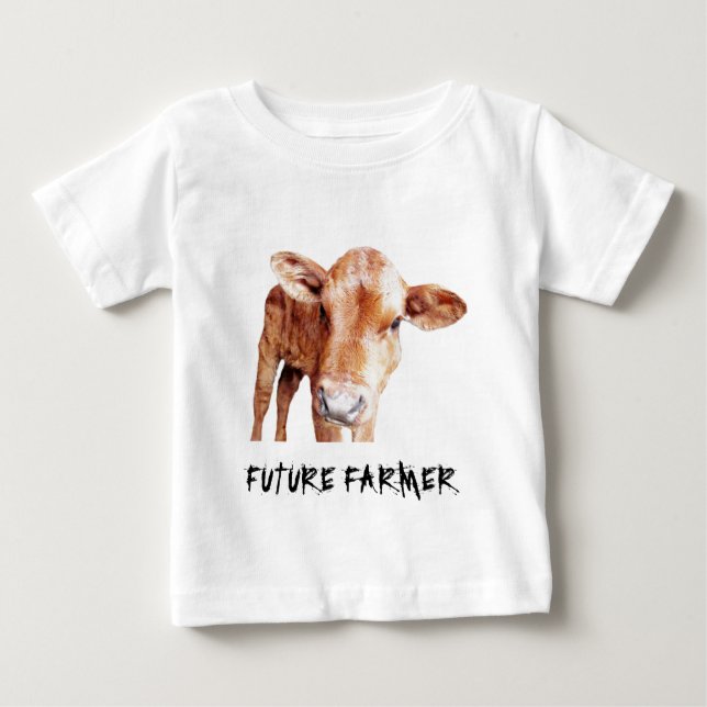 Framtida jordbrukare för barn eller Baby. T Shirt (Framsida)