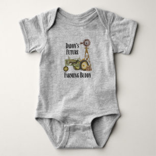 FRAMTIDA JORDBRUKSBUDDY BABY BODYSUIT T SHIRT