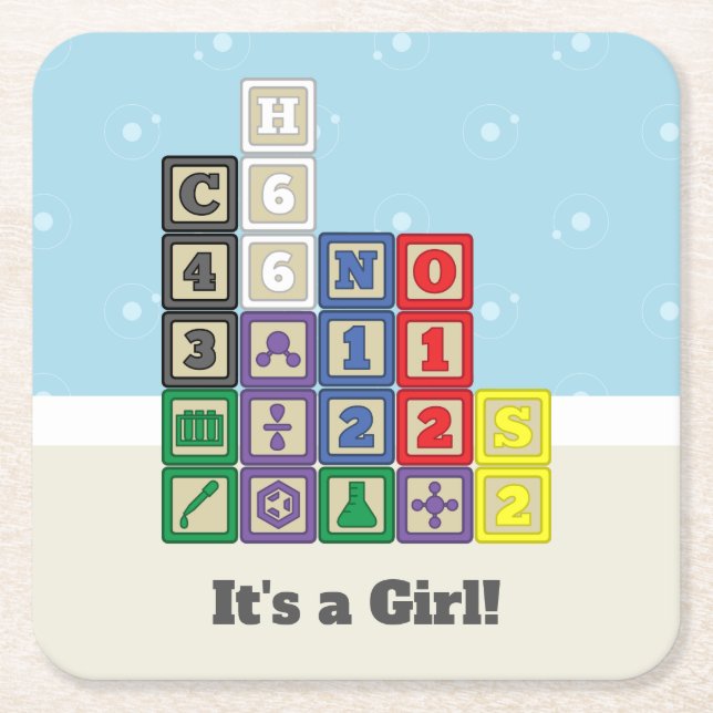 Framtida kemismens Pappra Underlägg (Framsidan)