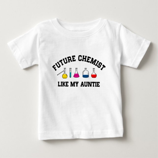 Framtida kemistnågot liknande min Auntie Tee Shirt (Framsida)
