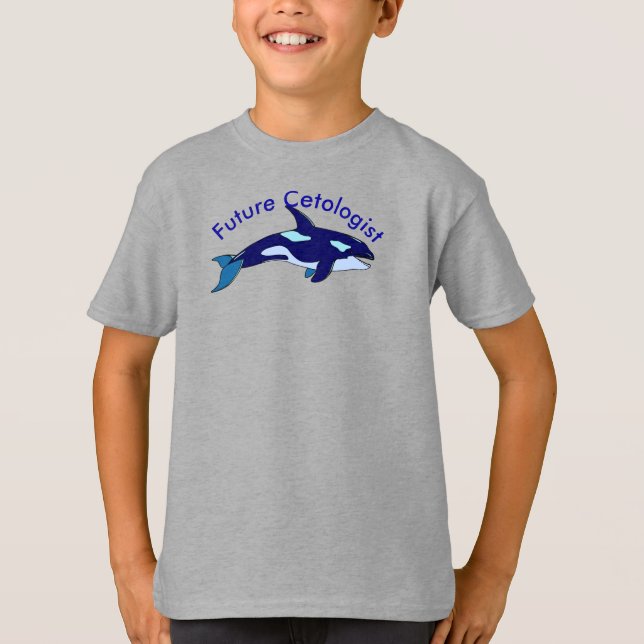 Framtida ketolog Killer Whale T Shirt (Framsida)