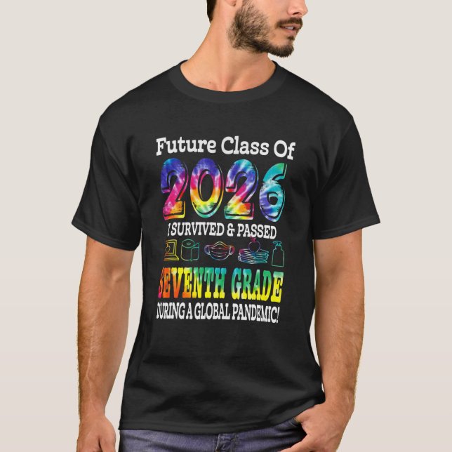 Framtida klass 2026 sjunde 7:e-tie-Bac T Shirt (Framsida)