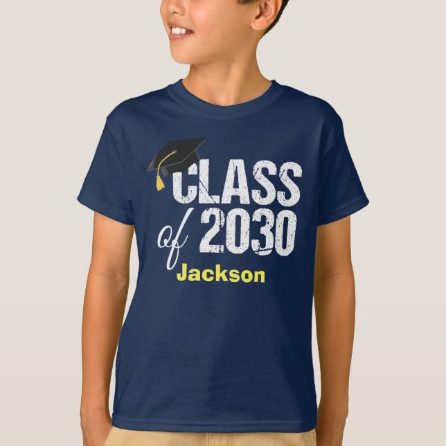 Framtida klass 2030 Kindergarten Student 2018 Tee Shirt (Framsida)