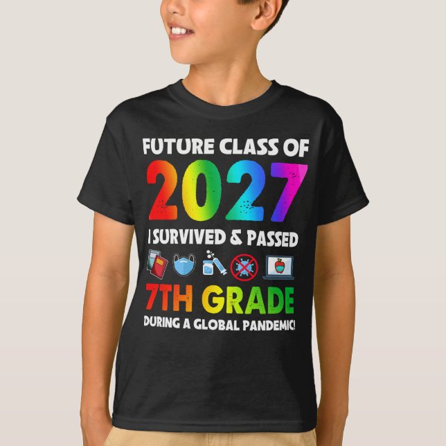 Framtida klass för 2027 7:e-Klass-teamet Back to s T Shirt (Framsida)