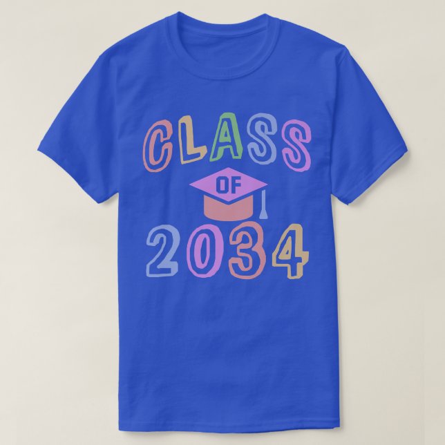 Framtida KLASS för 2034 Studenten Raka Outta Kin T Shirt (Design framsida)