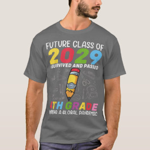 Framtida klass i 2029 i Studenten I-skolan fjärde T Shirt