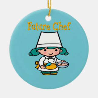 Framtida kock, när jag växer upp julgransprydnad keramik