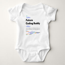 Framtida kodning av budddy Cute Developer T Shirt