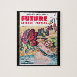 Framtida konst för science fiction 0_Pulp Pussel<br><div class="desc">Samtal om en tryckvåg från förflutnan. Att söka efter den skräp- tidskriften för vintage täcker? We've fick din baksida. Skämma bort i din passion för vintageträmassakonst via vårt stora sortiment av skräp- fiktionkonst. Skräp- konst presenterar en variation av trämassa täcker från yesteryear. Denna produkt presenterar framtida konst för science fiction...</div>