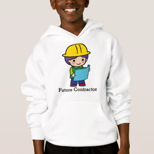 Framtida kontraktsanställning med gult t shirt
