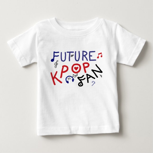 Framtida KPOP Fläkt! T Shirt (Framsida)