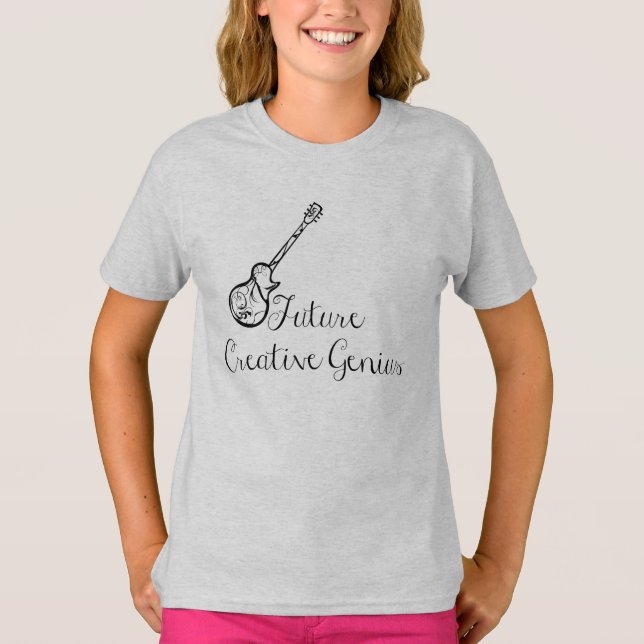 Framtida Kreativ Artist Guitar Tee (Framsida)