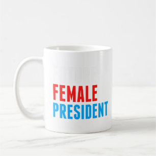 Framtida kvinnlig president Girls Kaffemugg