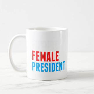 Framtida kvinnlig president Girls Kaffemugg