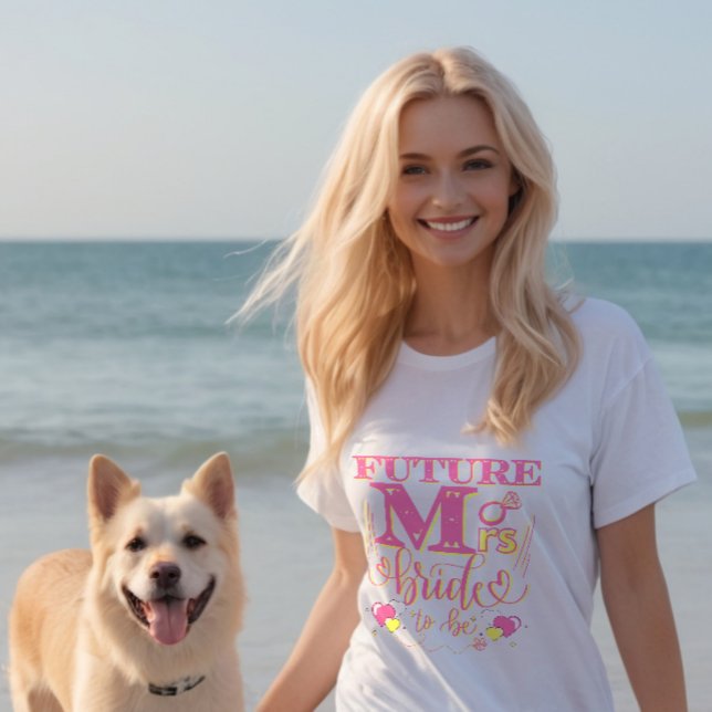 FRAMTIDA KVINNOR TILL BACHELORETTE PARTI T SHIRT (Skapare uppladdad)