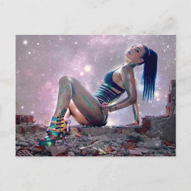 Framtida kvinnor vykort (Framsida)