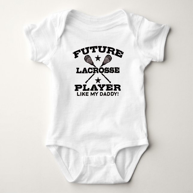 Framtida Lacrosse Player Tee Shirt (Framsida)