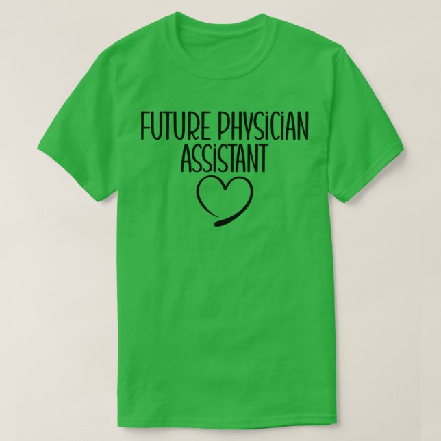 Framtida läkarassistent Gift Idea för framtida dok T Shirt (Design framsida)