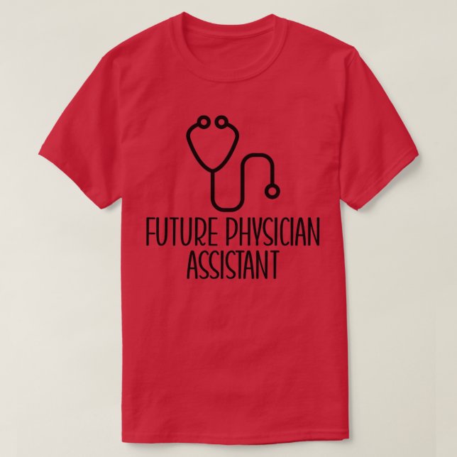 Framtida läkarassistent Gift Idea för framtida dok T Shirt (Design framsida)