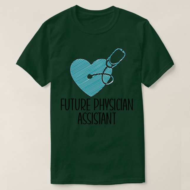Framtida läkarassistent Gift Idea för framtida dok T Shirt (Design framsida)
