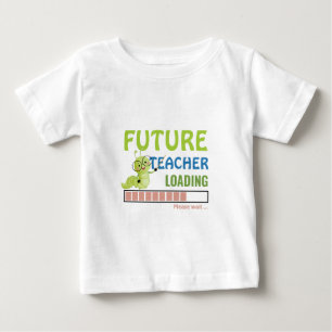 Framtida lärare som laddar Cute Catercolumn-födels T Shirt