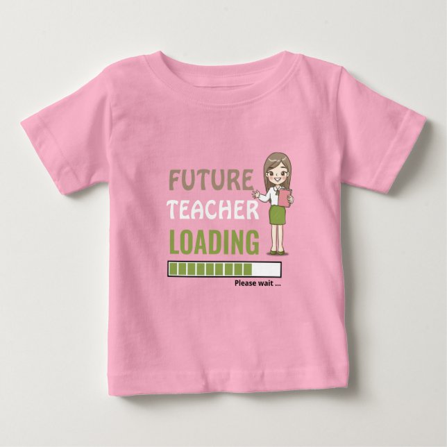 Framtida lärarlast | Funny 1:a födelsedag Party T Shirt (Framsida)