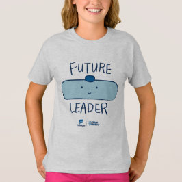 Framtida Leader Smiling Tank Girls T-shirt - Grått