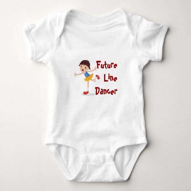 Framtida linjedansare! - Girl Tee (Framsida)