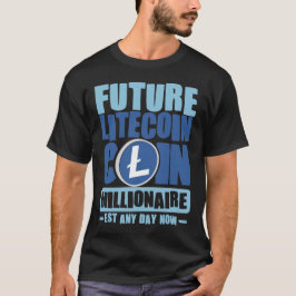 Framtida LITECOIN Coin Millionaire T Shirt