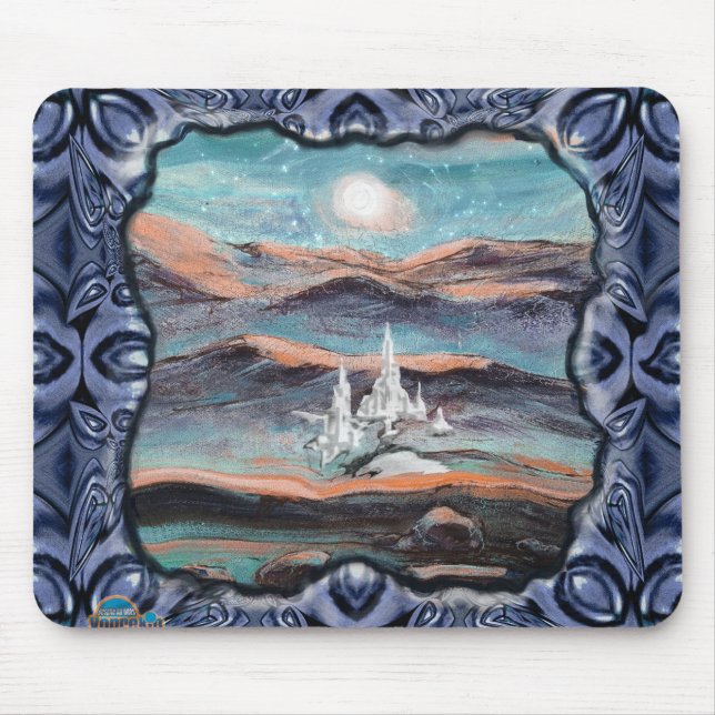 Framtida ljusstad musmatta (Framsidan)