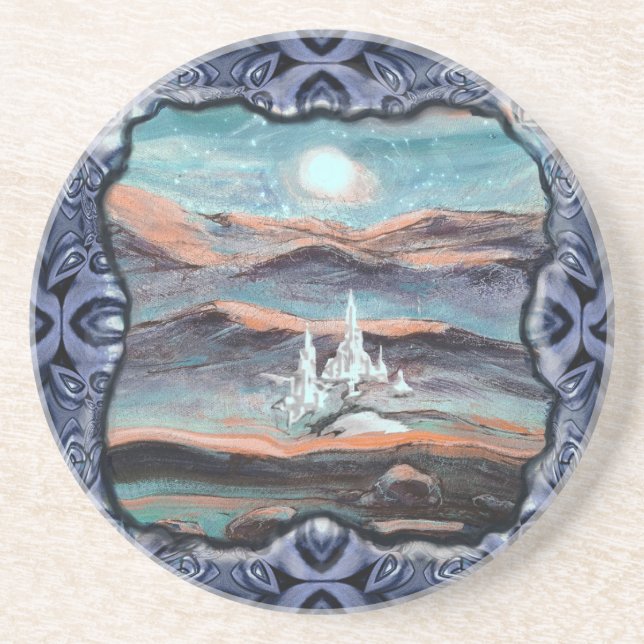 Framtida ljusstad underlägg (Framsidan)