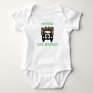 Framtida logg Hauler-körlogg i Baby Lastbil T-shirt