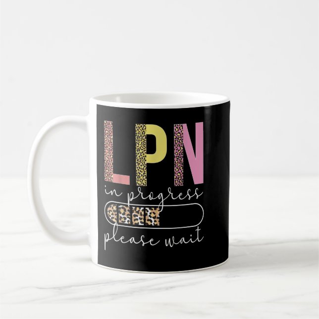 Framtida LPN Boho-licensierade praktiska sjuksköte Kaffemugg (Vänster)