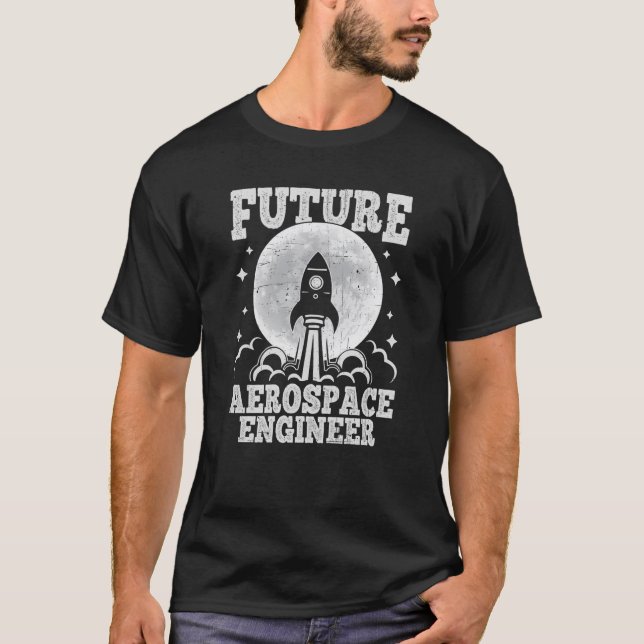 Framtida luftrum Ingenjör T Shirt (Framsida)