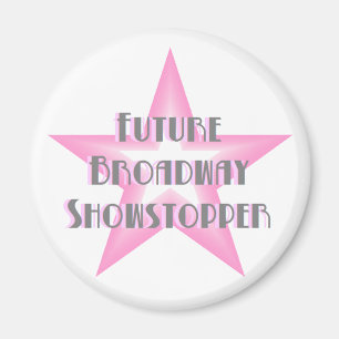 Framtida magnet för Broadway Showstopper (rosa)