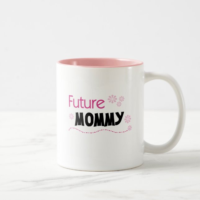 Framtida Mammor och gåvor Två-Tonad Mugg (Höger)