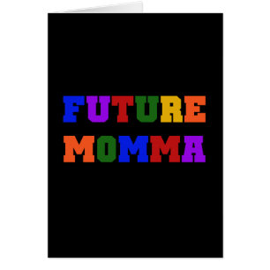 Framtida mammor Tshirts och presenter Hälsningskort