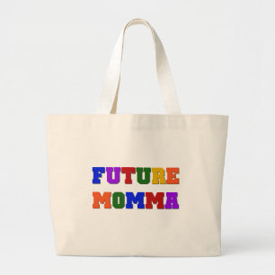 Framtida mammor Tshirts och presenter Jumbo Tygkasse